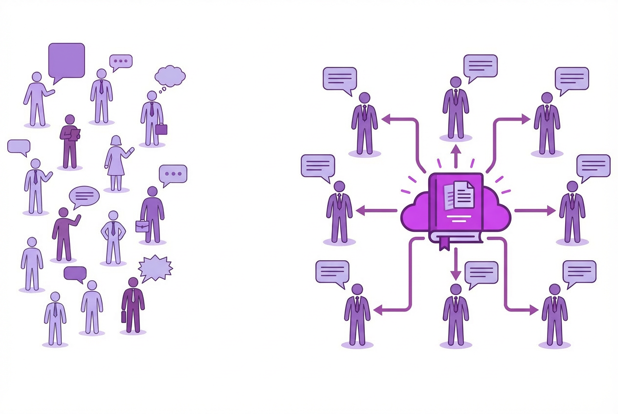 知識を属人化させない仕組みが先にできるから